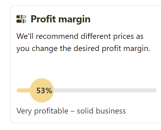 Automatic Revenue/Cost Breakdown